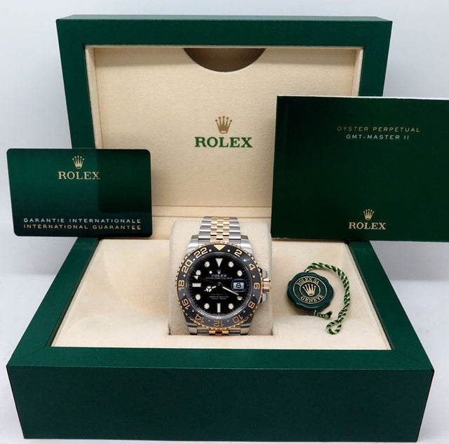 Rolex 126713GRNR GMT Master II 18K/SS on Jubilee