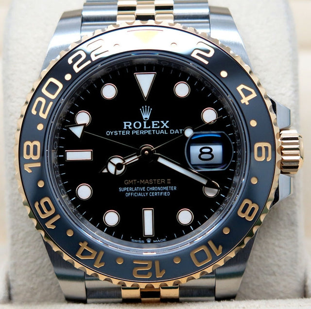 Rolex 126713GRNR GMT Master II 18K/SS on Jubilee