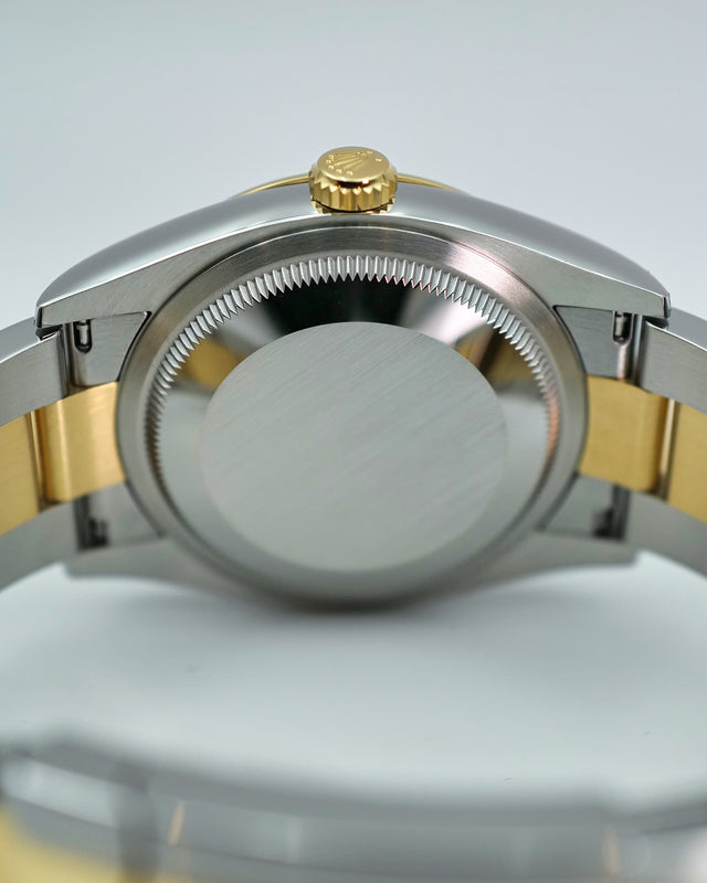 Rolex 126233 Datejust 18K/SS with Olive Green Roman Dial on Oyster
