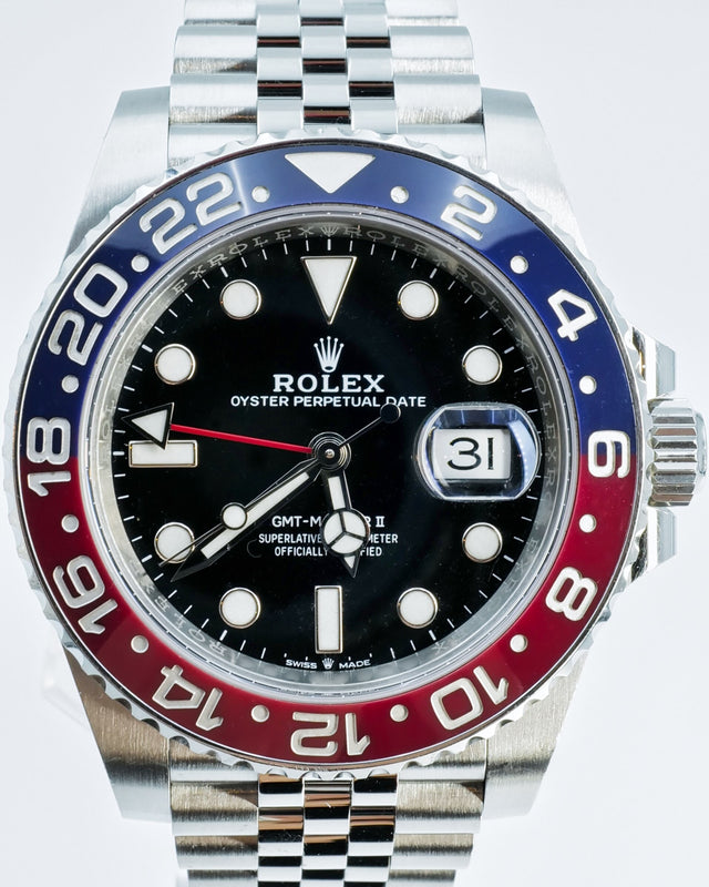Rolex 126710BLRO GMT Master II on Jubilee