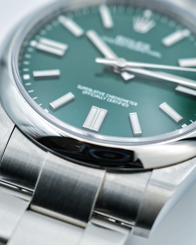Rolex 124300 Oyster Perpetual 41 with Green Dial