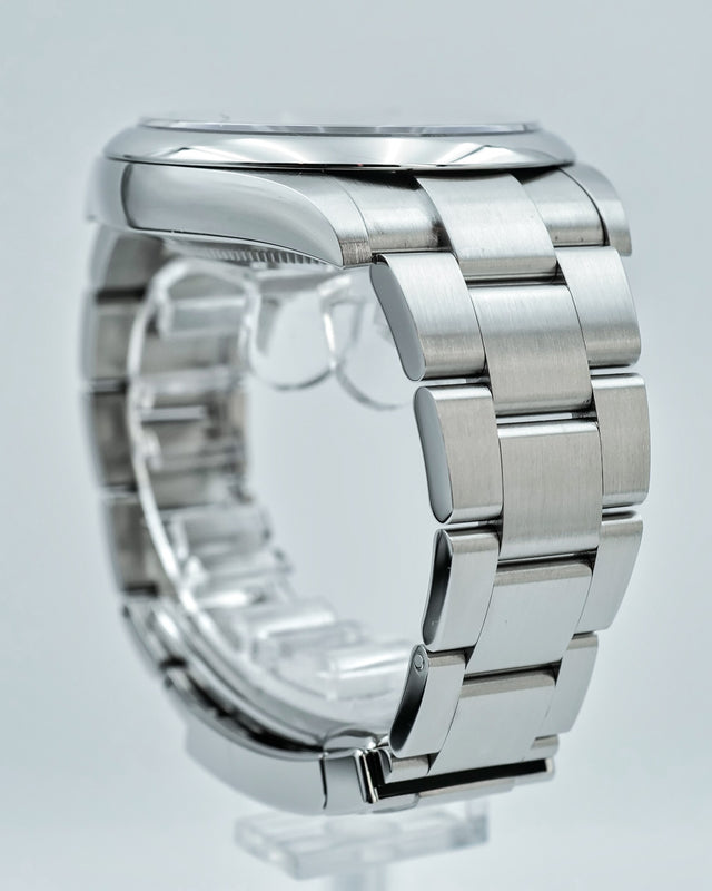 Rolex 124300 Oyster Perpetual 41 with Black Dial / Tiffany Blue(mod)