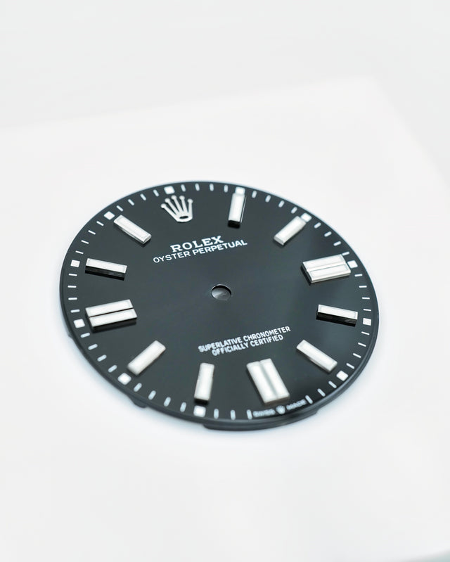 Rolex 124300 Oyster Perpetual 41 with Black Dial / Tiffany Blue(mod)