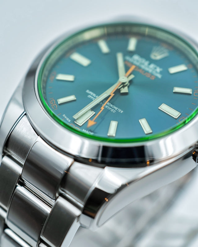 Rolex 116400GV Milgauss with Blue Dial