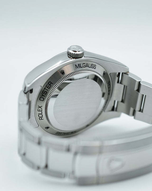 Rolex 116400GV Milgauss with Blue Dial