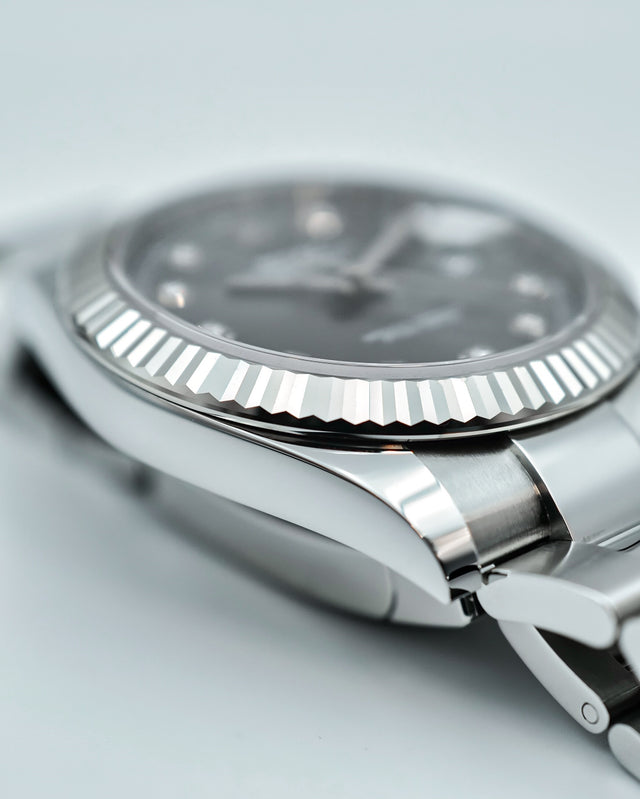 Rolex 126334 Datejust 41 with Slate Stick Dial on Oyster