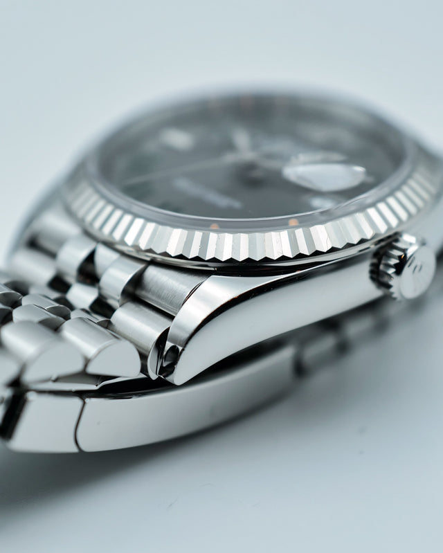 Rolex 126234 Datejust with Slate Roman Dial on Jubilee