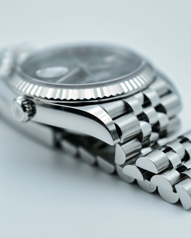 Rolex 126234 Datejust with Slate Roman Dial on Jubilee