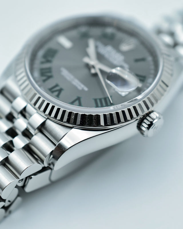 Rolex 126234 Datejust with Slate Roman Dial on Jubilee