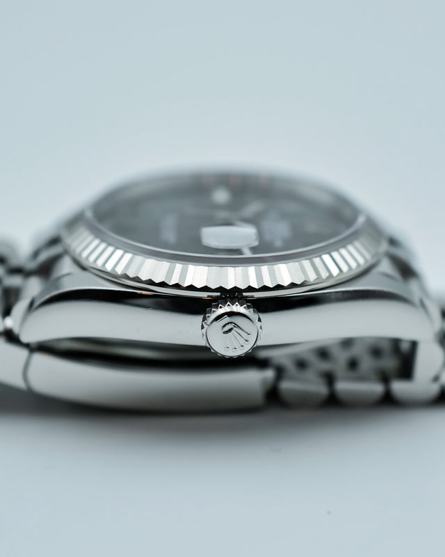 Rolex 126234 Datejust with Slate Roman Dial on Jubilee