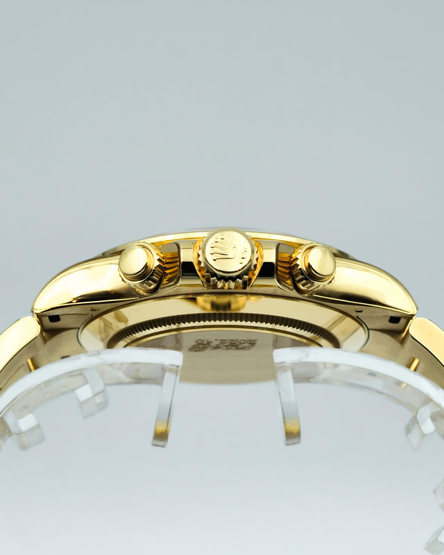 Rolex 116508 Cosmograph Daytona 18K Yellow Gold with Black Diamond Dial