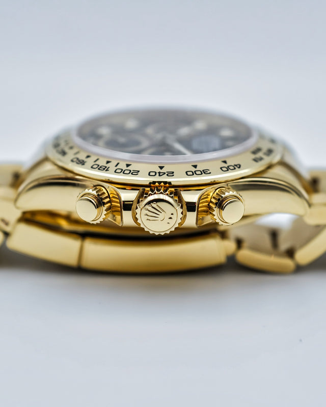 Rolex 116508 Cosmograph Daytona 18K Yellow Gold with Black Diamond Dial