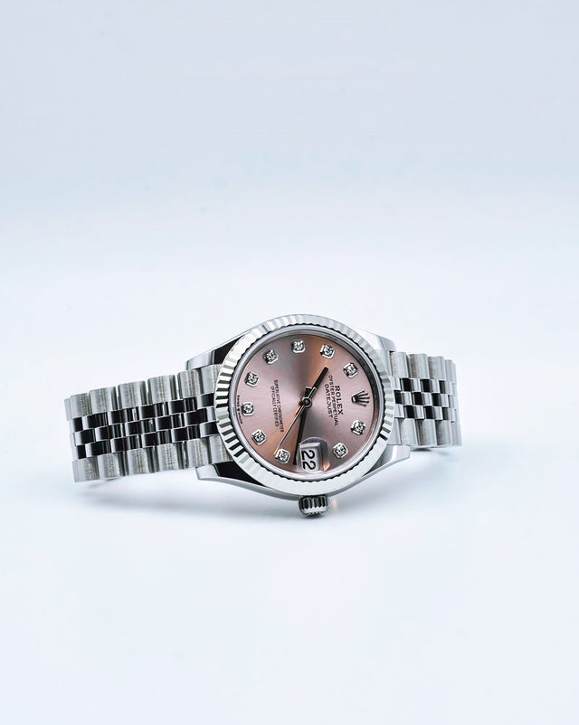 Rolex 278274 Datejust 31 with Pink Diamond Dial on Jubilee