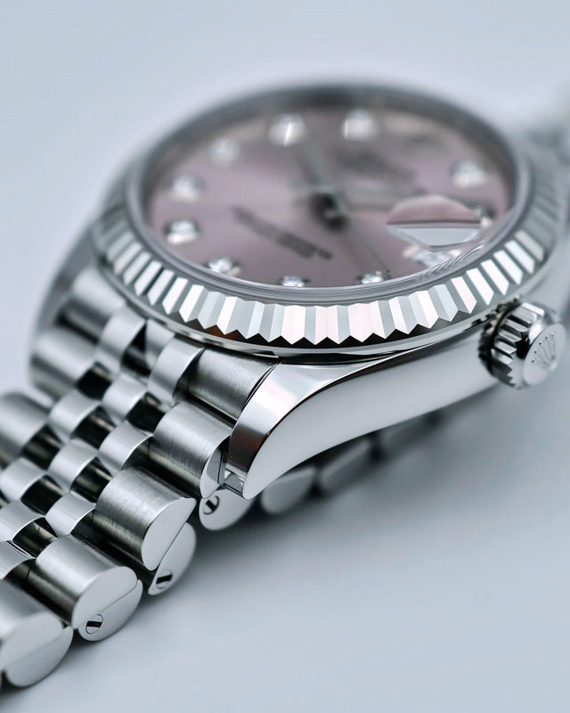 Rolex 278274 Datejust 31 with Pink Diamond Dial on Jubilee
