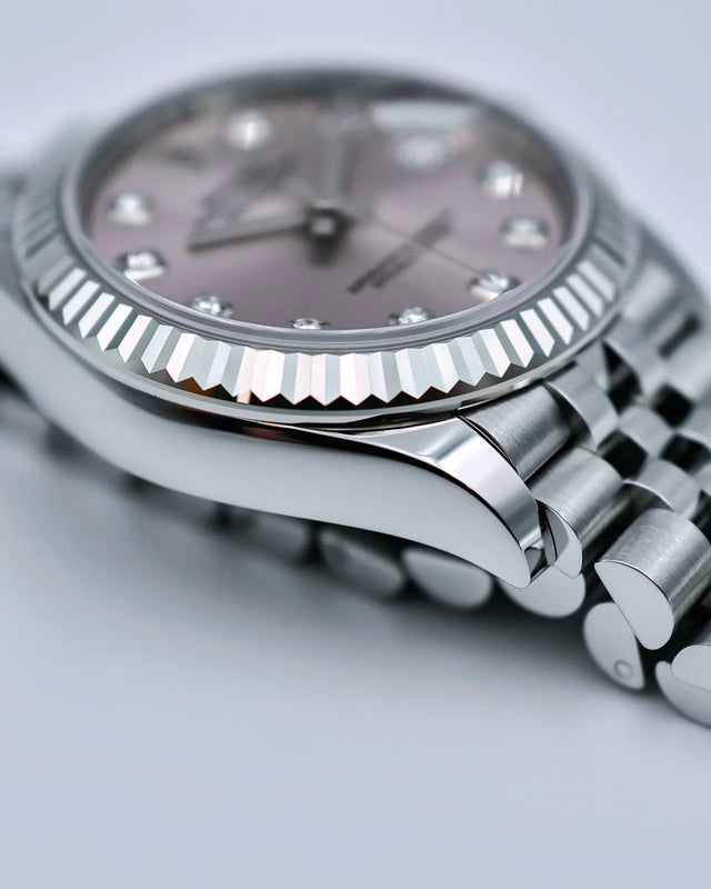 Rolex 278274 Datejust 31 with Pink Diamond Dial on Jubilee