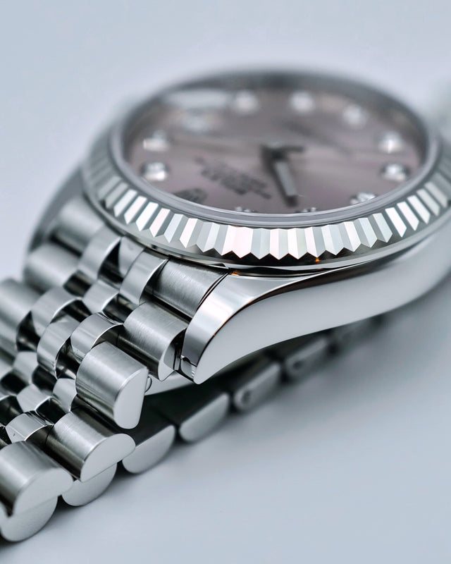 Rolex 278274 Datejust 31 with Pink Diamond Dial on Jubilee