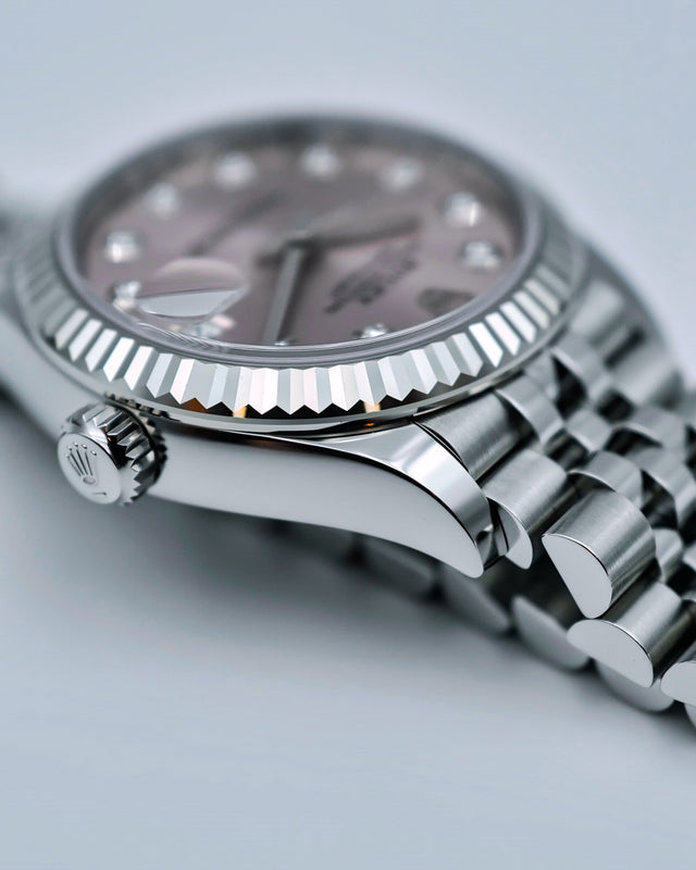 Rolex 278274 Datejust 31 with Pink Diamond Dial on Jubilee
