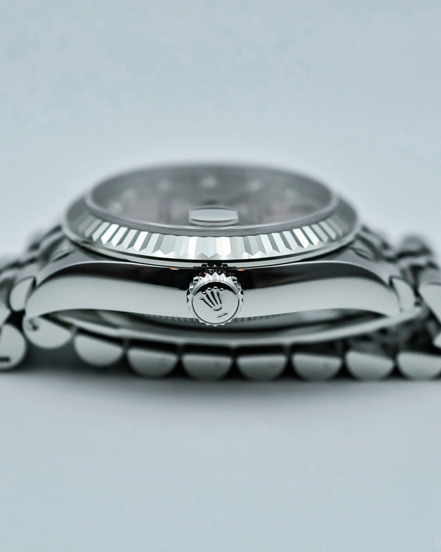 Rolex 278274 Datejust 31 with Pink Diamond Dial on Jubilee