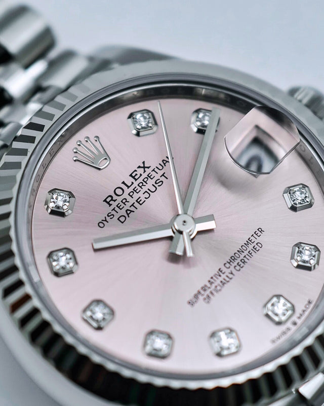 Rolex 278274 Datejust 31 with Pink Diamond Dial on Jubilee