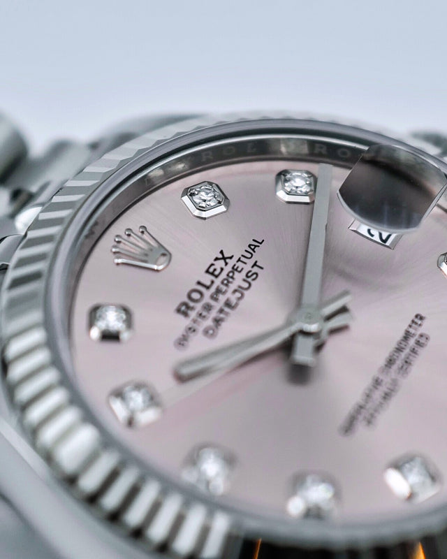 Rolex 278274 Datejust 31 with Pink Diamond Dial on Jubilee