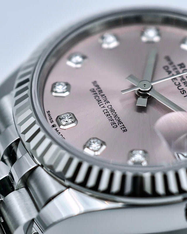 Rolex 278274 Datejust 31 with Pink Diamond Dial on Jubilee