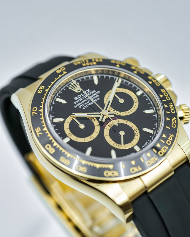 Rolex 126518LN Cosmograph Daytona 18K Yellow Gold with Black Dial