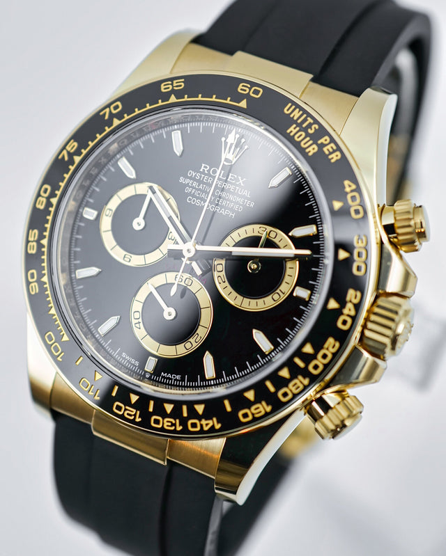 Rolex 126518LN Cosmograph Daytona 18K Yellow Gold with Black Dial