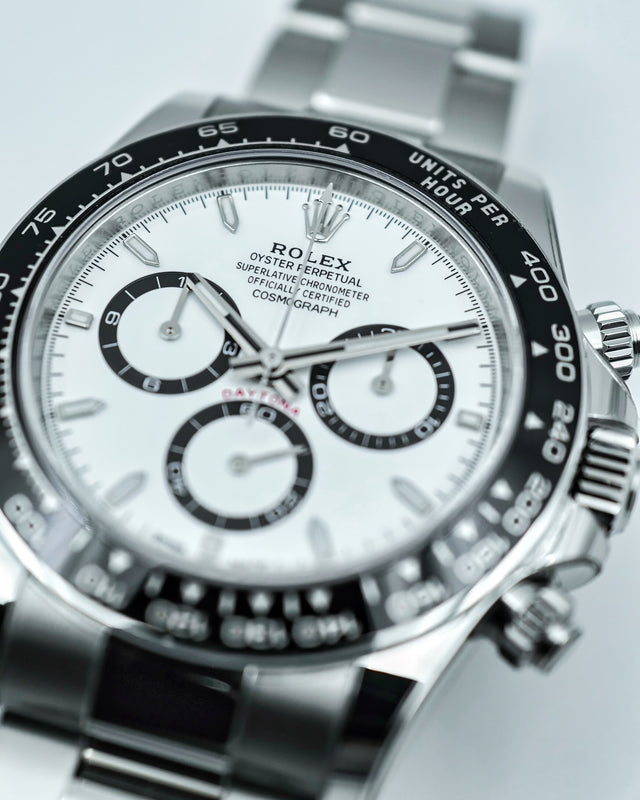 Rolex 126500LN Cosmograph Daytona with White Dial (New Model)