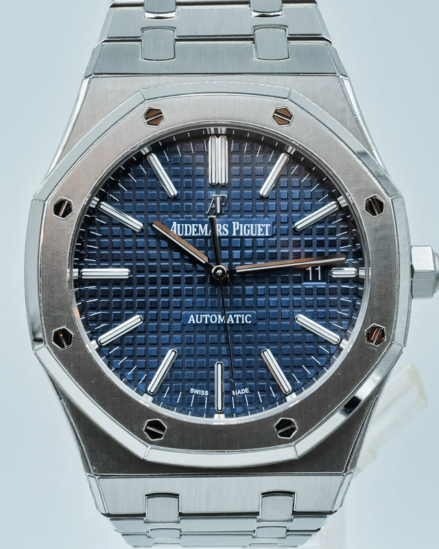 Audemars Piguet 15400ST Royal Oak with Blue Dial