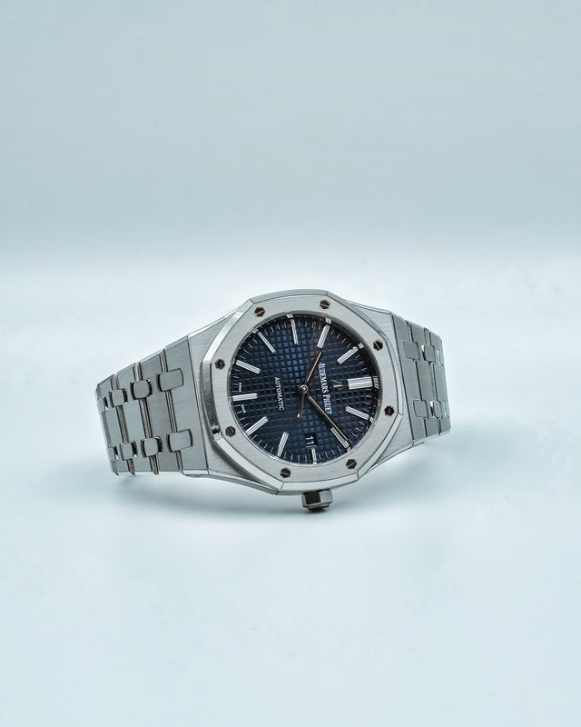 Audemars Piguet 15400ST Royal Oak with Blue Dial