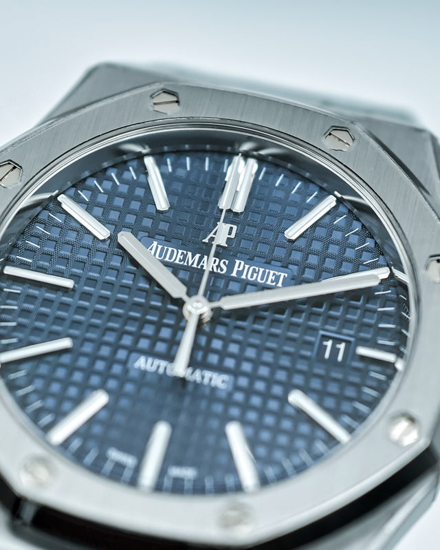 Audemars Piguet 15400ST Royal Oak with Blue Dial