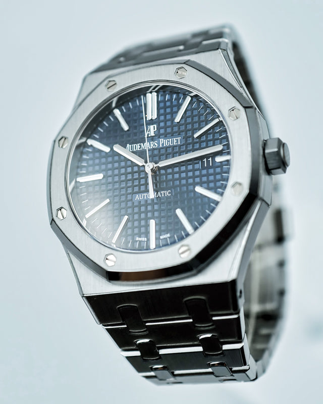 Audemars Piguet 15400ST Royal Oak with Blue Dial
