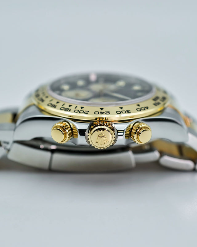 Rolex 126503 Cosmograph Daytona 18K/Stainless Steel with Black Diamond Dial