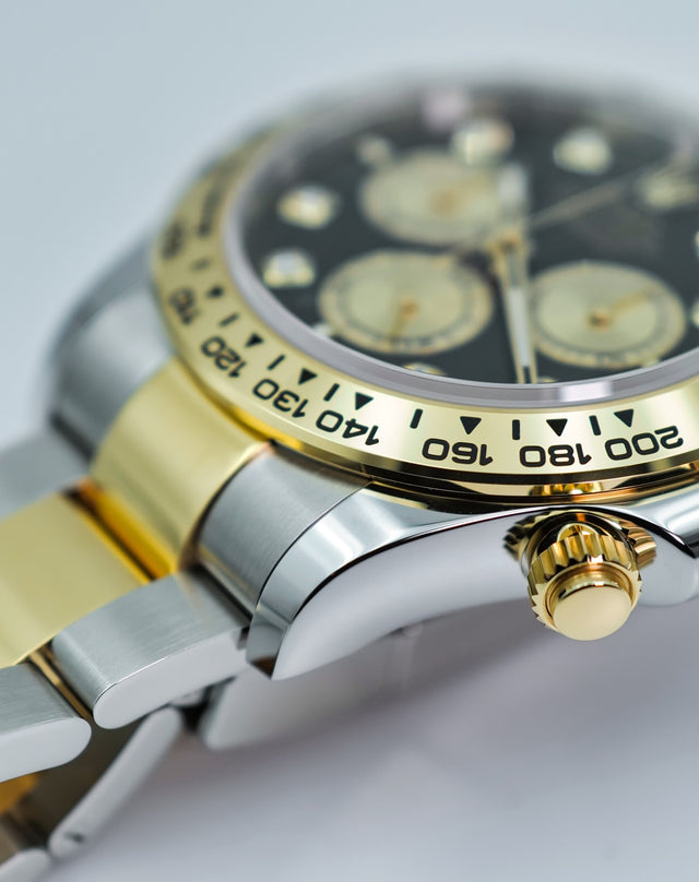 Rolex 126503 Cosmograph Daytona 18K/Stainless Steel with Black Diamond Dial