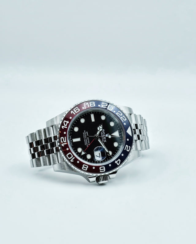 Rolex 126710BLRO GMT Master II on Jubilee