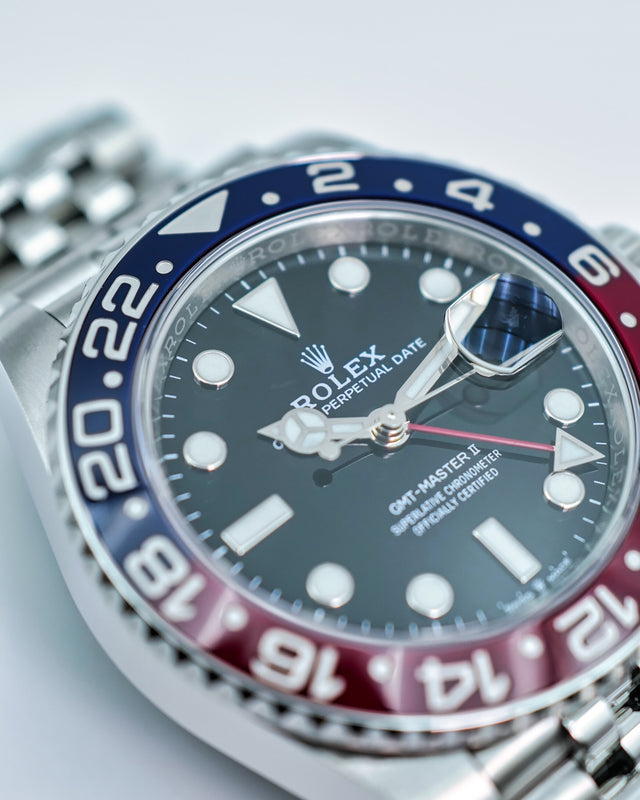 Rolex 126710BLRO GMT Master II on Jubilee
