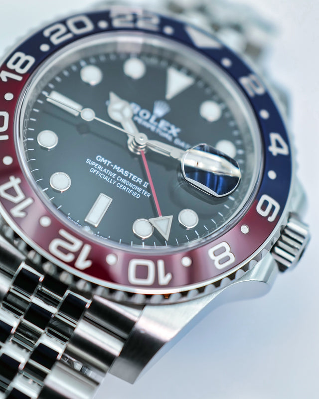 Rolex 126710BLRO GMT Master II on Jubilee