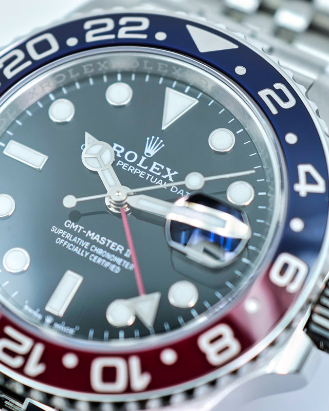 Rolex 126710BLRO GMT Master II on Jubilee