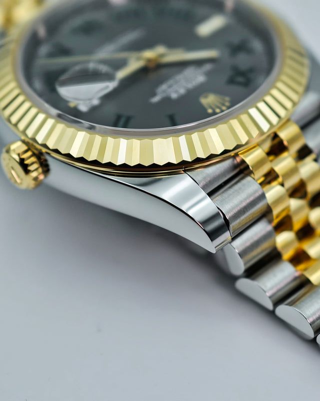 Rolex 126333 Datejust 41 18K/Stainless Steel with Slate Roman Dial on Jubilee