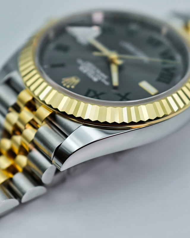 Rolex 126333 Datejust 41 18K/Stainless Steel with Slate Roman Dial on Jubilee