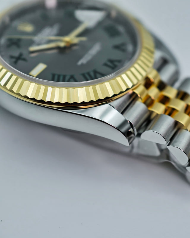 Rolex 126333 Datejust 41 18K/Stainless Steel with Slate Roman Dial on Jubilee