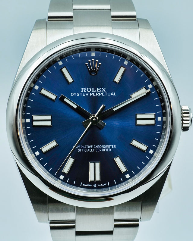 Rolex 124300 Oyster Perpetual 41mm with Blue Dial