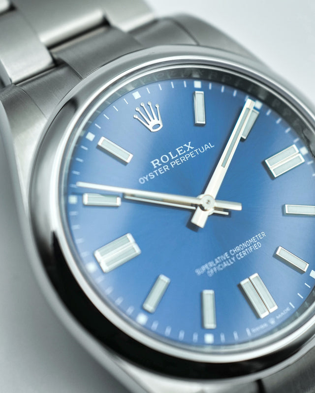 Rolex 124300 Oyster Perpetual 41mm with Blue Dial