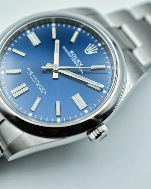 Rolex 124300 Oyster Perpetual 41mm with Blue Dial