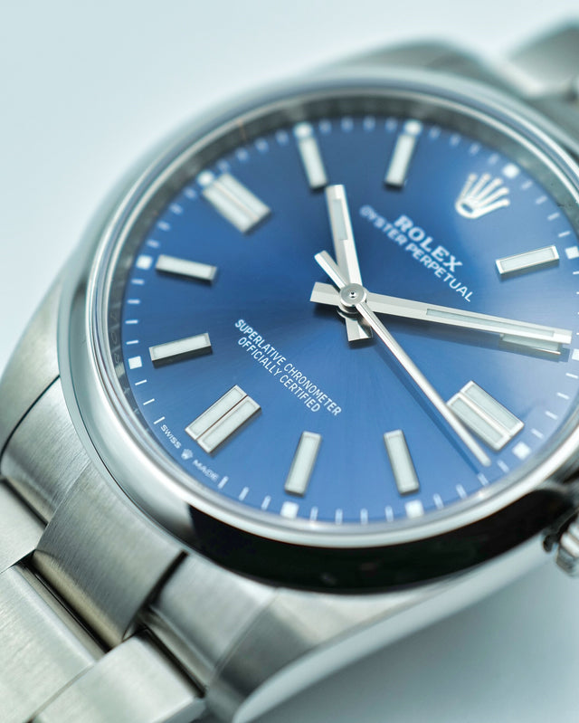 Rolex 124300 Oyster Perpetual 41mm with Blue Dial