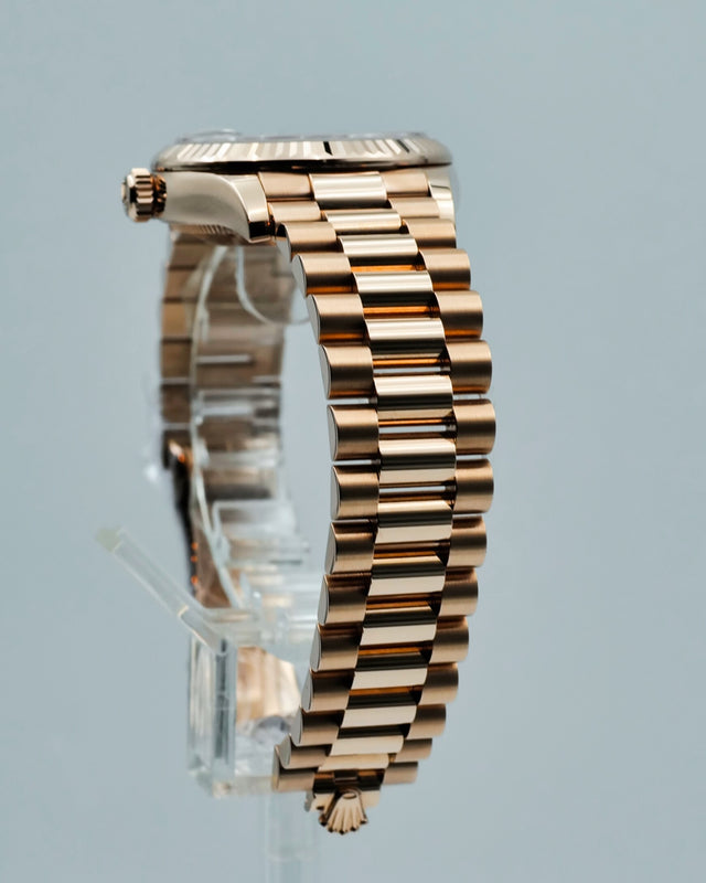 Rolex 278275 Datejust Rose Gold with Chocolate Diamond Dial on President