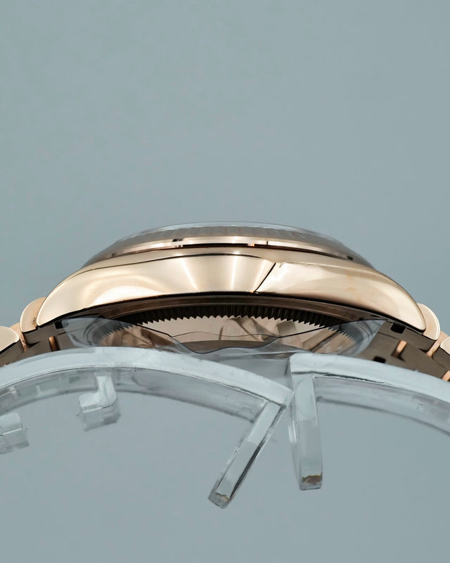 Rolex 278275 Datejust Rose Gold with Chocolate Diamond Dial on President