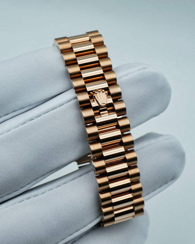 Rolex 278275 Datejust Rose Gold with Chocolate Diamond Dial on President