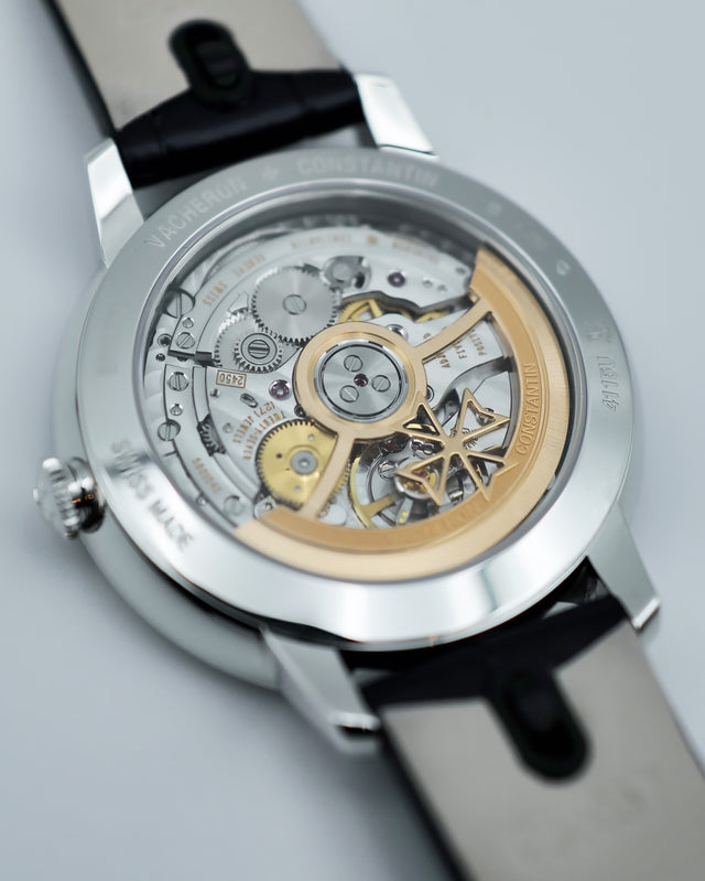 Vacheron Constantin 4115U/000G-B908 Patrimony Self-Winding 36.5mm White Gold with Blue Dial