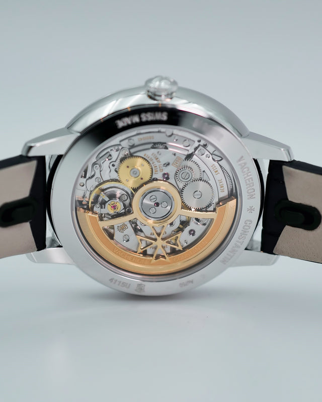 Vacheron Constantin 4115U/000G-B908 Patrimony Self-Winding 36.5mm White Gold with Blue Dial